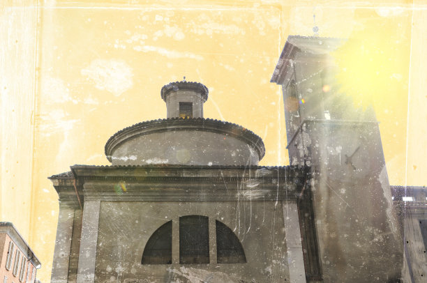 古代文艺复兴时期的教堂图片下载