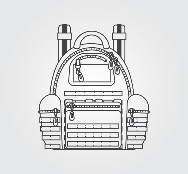 简单的图标:背包图片下载