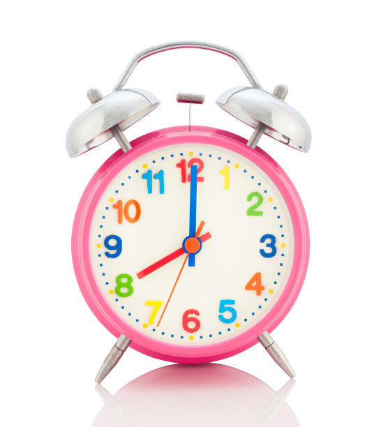 色彩斑斓的闹钟图片下载