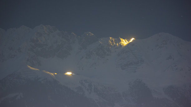 诺德凯特， 因斯布鲁克， 晚上图片下载