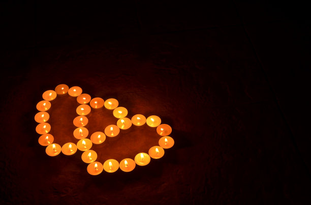 情人节蜡烛图片下载