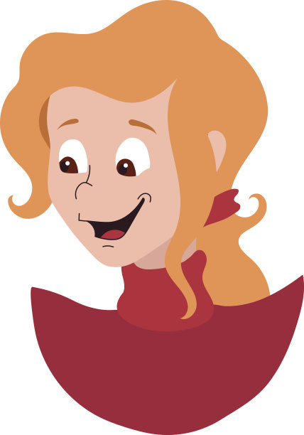 向量的女人的脸图片下载