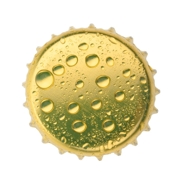 瓶盖孤立在白色背景上图片下载