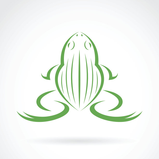 青蛙设计的矢量图像图片下载