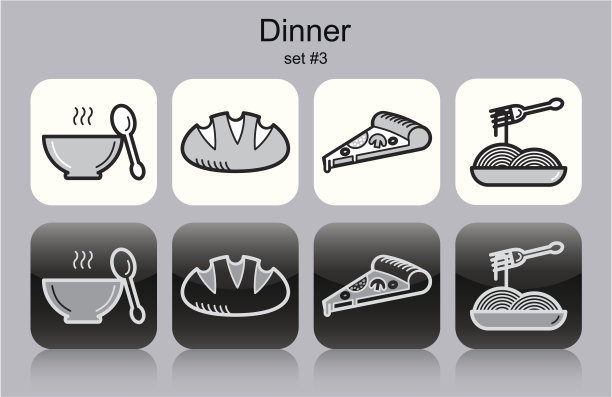 晚餐的图标图片下载