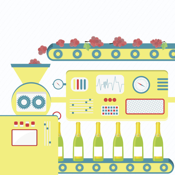 香槟的工业生产图片下载