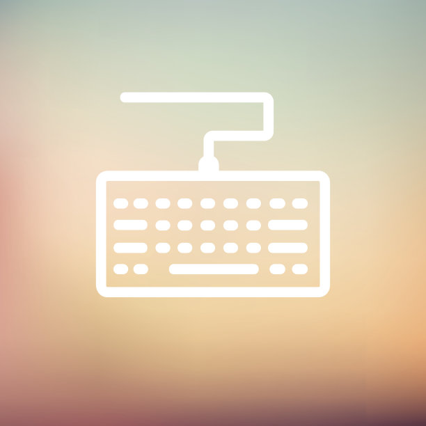 键盘细线图标图片下载