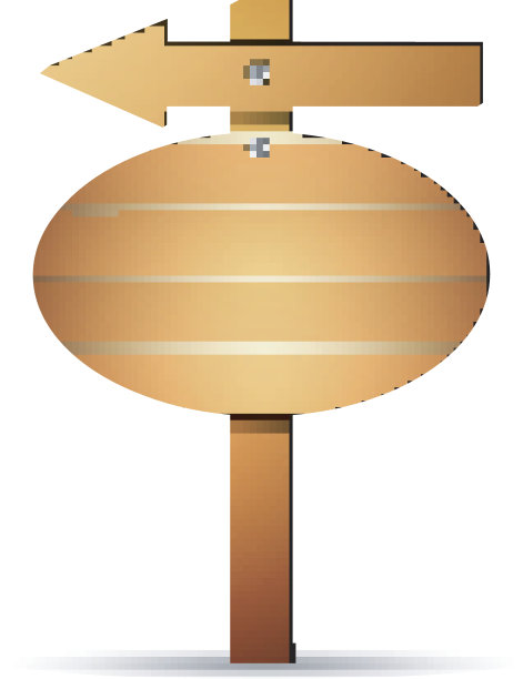 白色背景的木制招牌图片下载