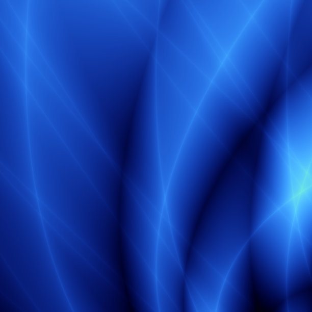 蓝叶奇幻魔术卡图形设计图片下载