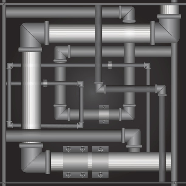 管道无缝的背景图片下载