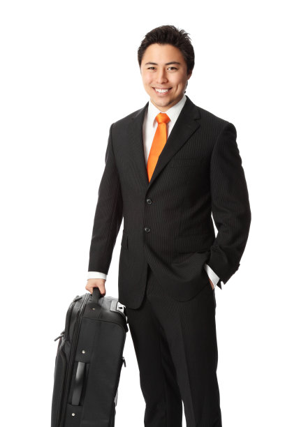漂亮商人带包图片下载