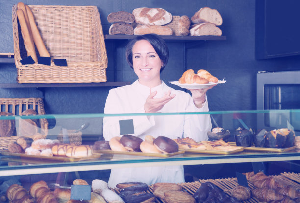 厨师乐意建议糕点图片下载