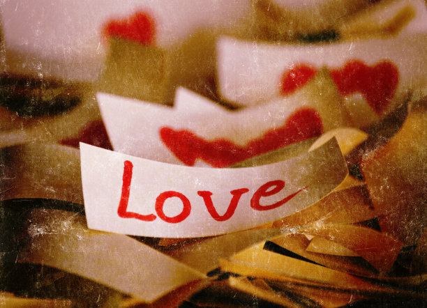 抽象的垃圾照片的爱图片下载