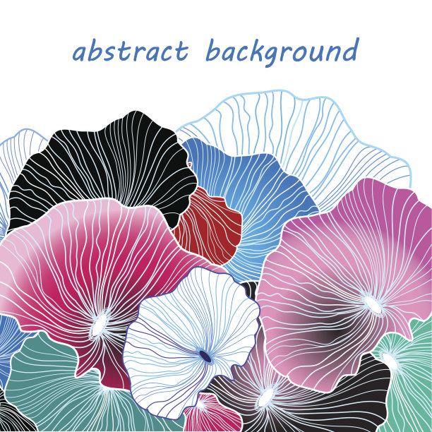 抽象的彩色背景图片下载