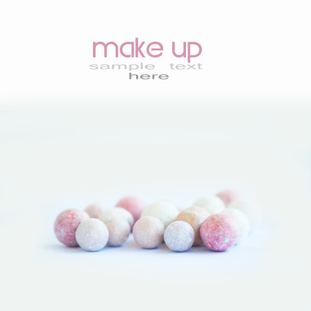 彩妆多色胭脂球图片下载