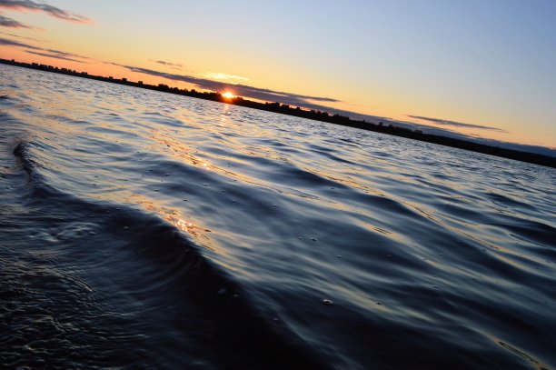 河边的日落图片下载