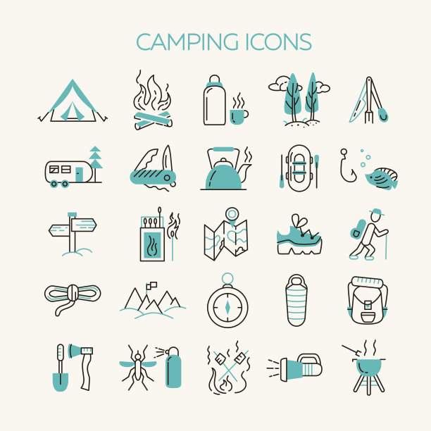 cping和旅游图标图片下载