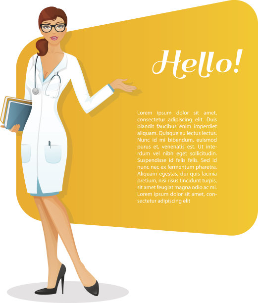 医生性格女性形象图片下载