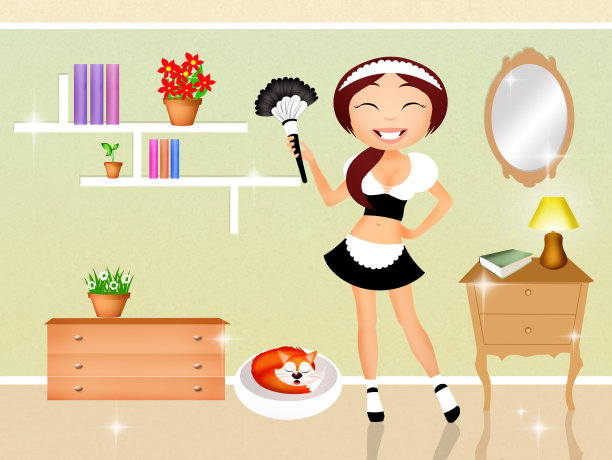 女服务员图片下载