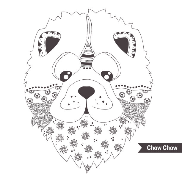 狗。彩色书图片下载