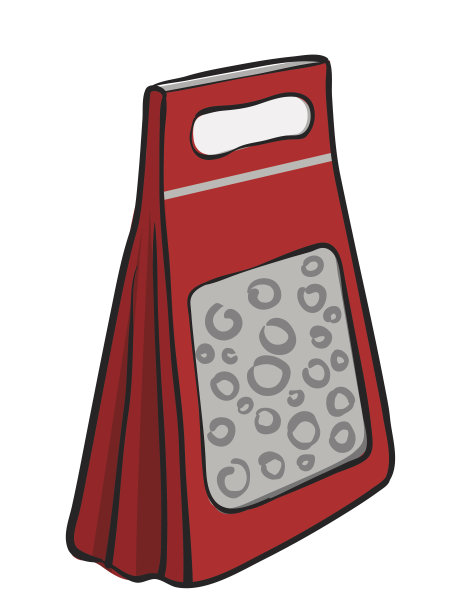 包里有猫砂。矢量插图上的白色背景。图片下载