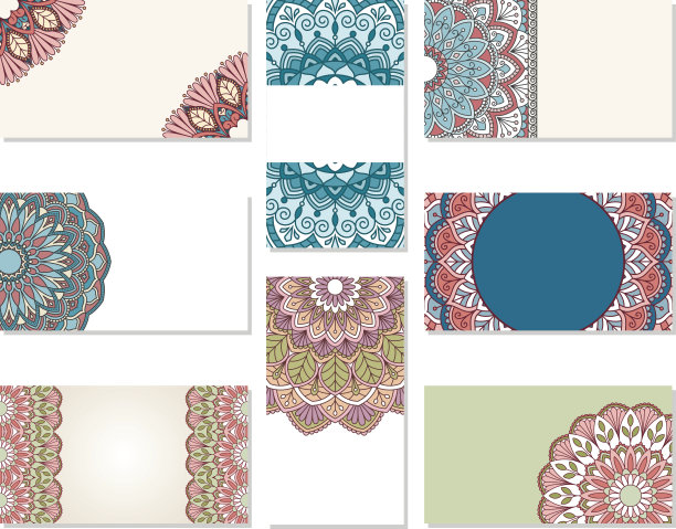 一套装饰名片图片下载