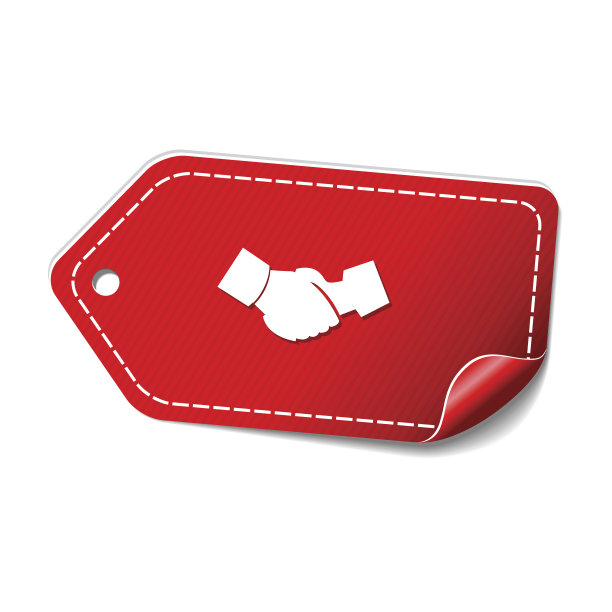 交易标志红色矢量图标设计图片下载