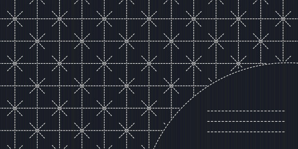 摘要sashiko背景与复制空间的文本。图片下载