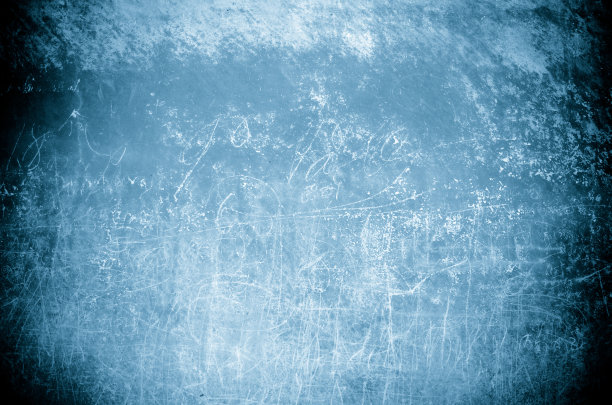 垃圾蓝墙和白色的字图片下载