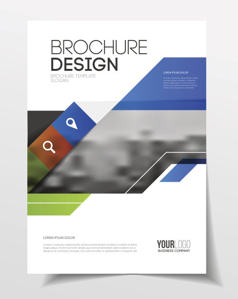 抽象商业传单设计矢量模板A4大小。Docum图片下载