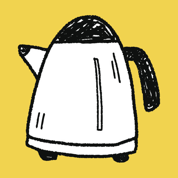 涂鸦的水壶图片下载