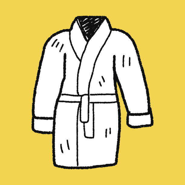 浴袍涂鸦图片下载