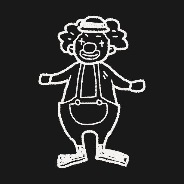 小丑涂鸦图片下载