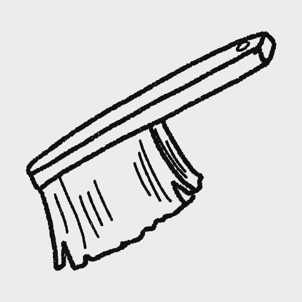 清洁刷涂鸦图片下载