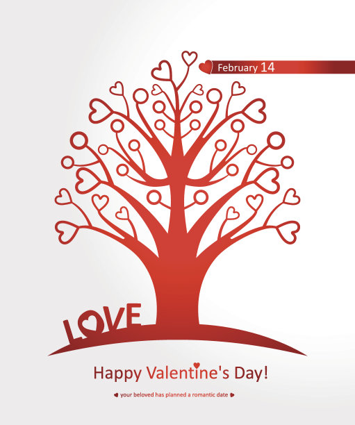 红爱树。图片下载