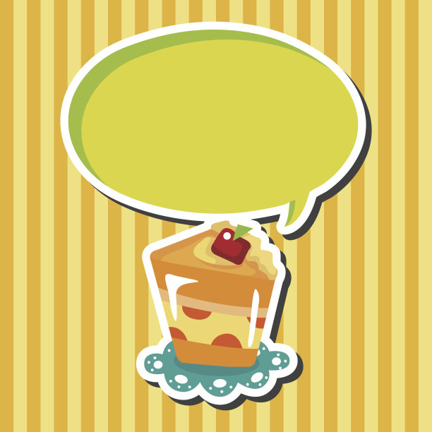 装饰蛋糕主题元素图片下载