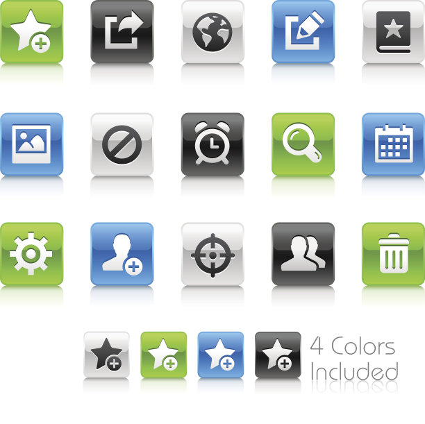 网页和移动图标2 //清洁系列图片下载