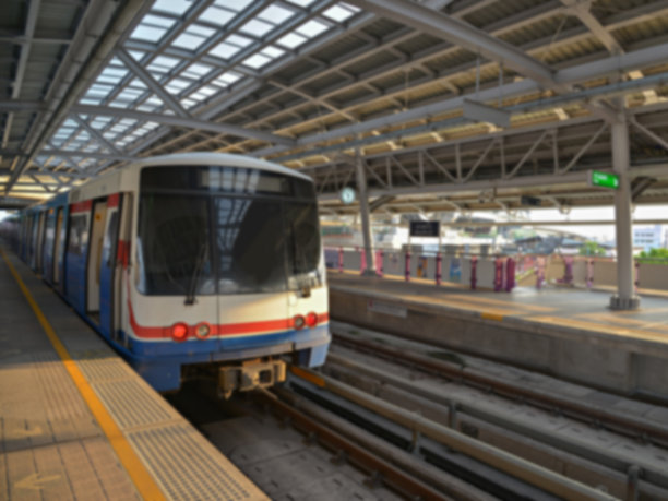 泰国BTS天空列车，抽象模糊图片下载