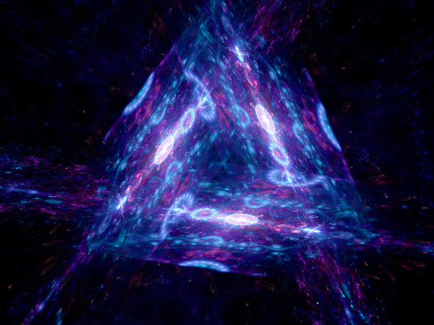 空间合作概念中的发光管图片下载