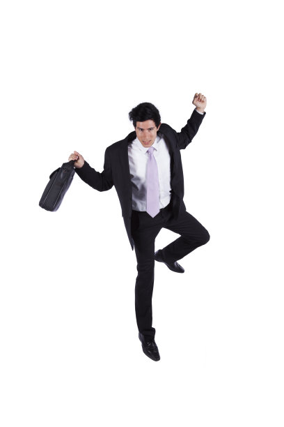 快乐的商人跳图片下载