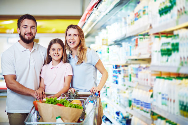 快乐的购物图片下载