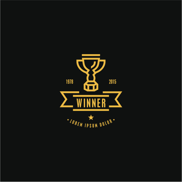 奖杯图标。奖项杯。素材图片