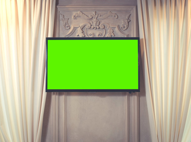 等离子电视在墙上图片下载