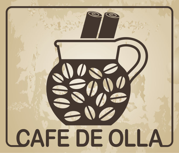 墨西哥咖啡，奥拉向量咖啡图片下载
