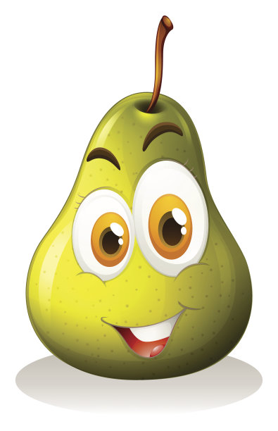 绿油油的梨花带着笑脸图片下载