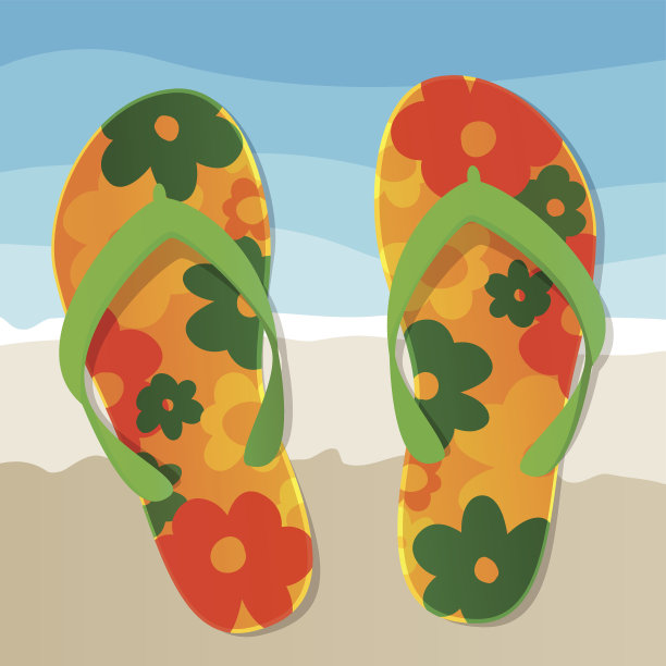 暑假卡片或封面模板图片下载