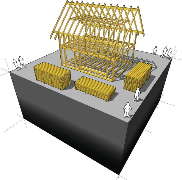 房子框架图图片下载
