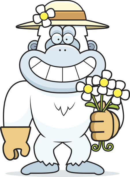 卡通雪人春天图片下载