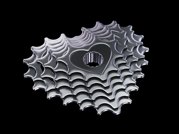 我喜欢心形的自行车卡带图片下载