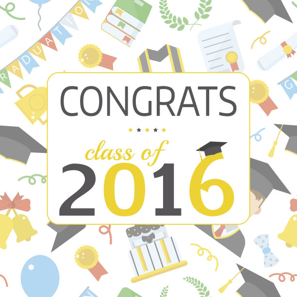 庆祝毕业的邀请或明信片图片下载